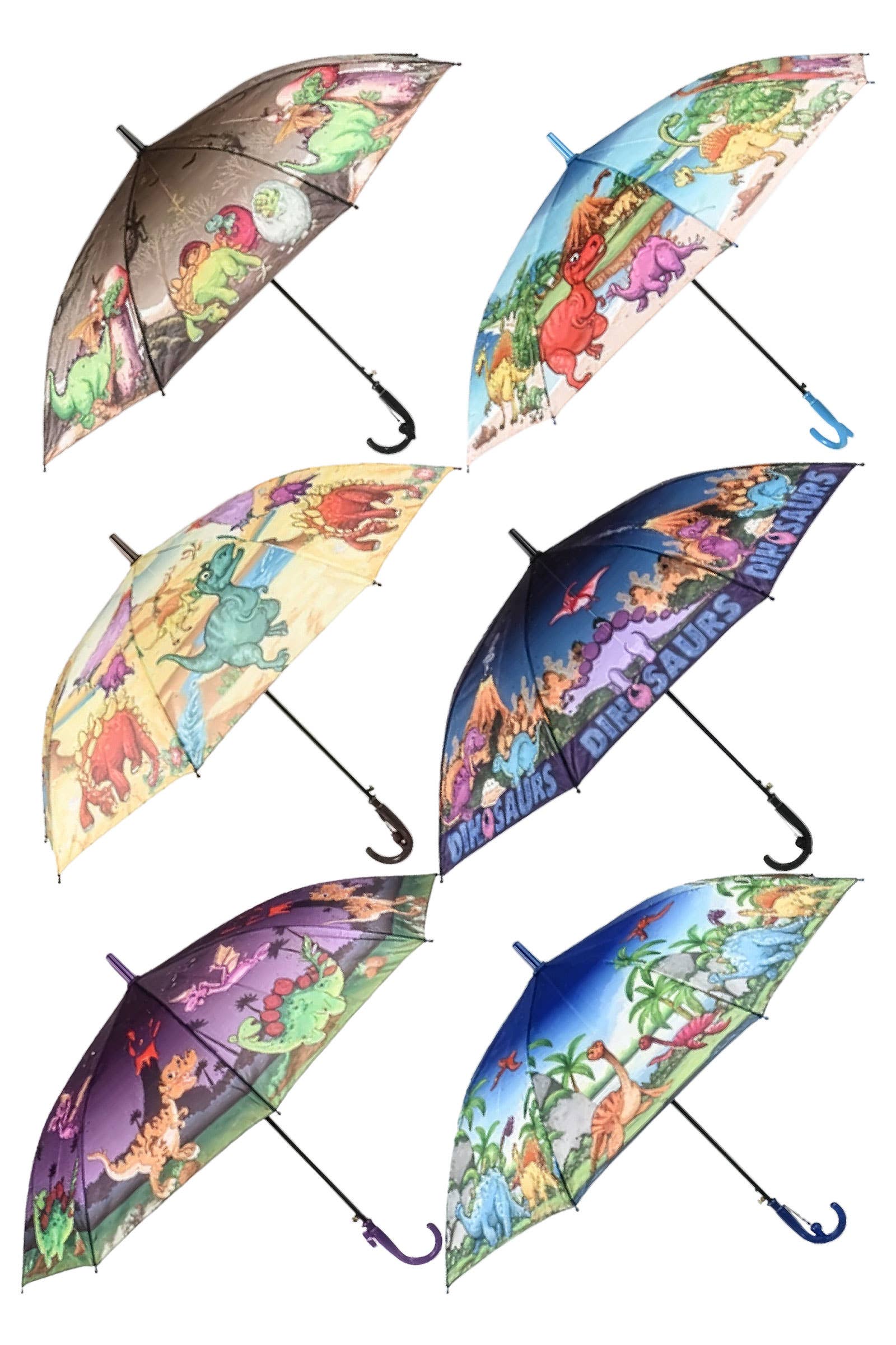 SORTIERT Kinder Dinosaurier Land Automatik-Regenschirm für den Großhandel auf Faire2