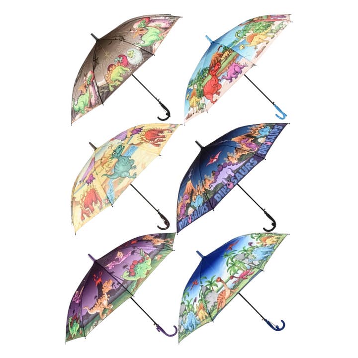 SORTIERT Kinder Dinosaurier Land Automatik-Regenschirm für den Großhandel auf Faire2