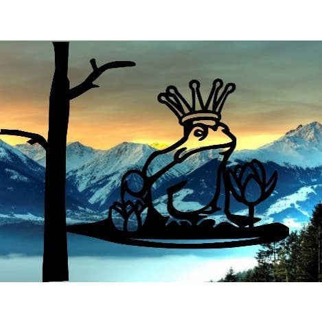 Frog Prince 15X11 for wholesale by PDR Metal Art and Fab