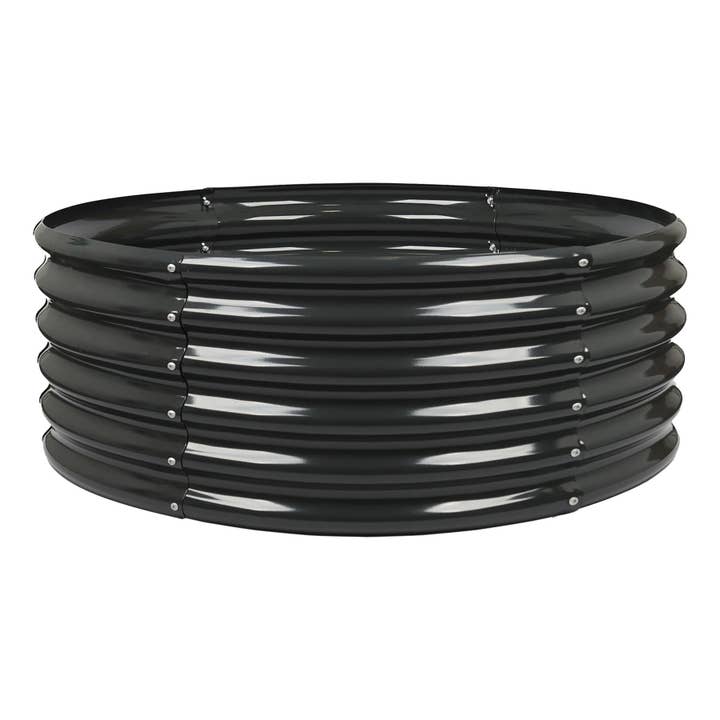 Round Raised Garden Bed - 120cm x 45cm - By Harbour Housewares for wholesale by Rinkit Ltd