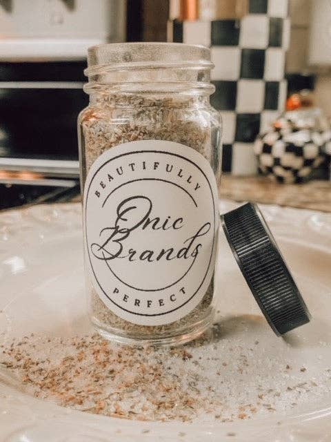 Organic Lemon Rosemary Sea Salt for wholesale by Onic Brands LLC