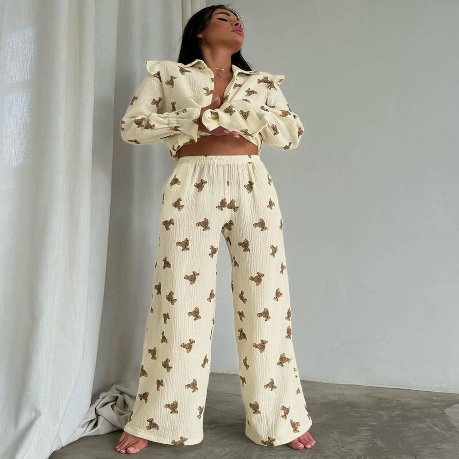 Buy Standard Quality China Wholesale 2022 Fall Plain Loose Shirt And Pants Set  Two Piece Sets Womens Two Piece Loungewear Linen Set $10.99 Direct from  Factory at Wuxi Prospectcrown International Trade Co.