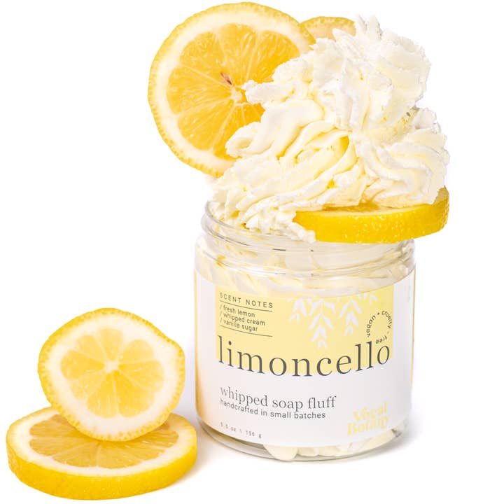 Vocal Botany - Wholesale Whipped Soap - limoncello whipped soap fluff