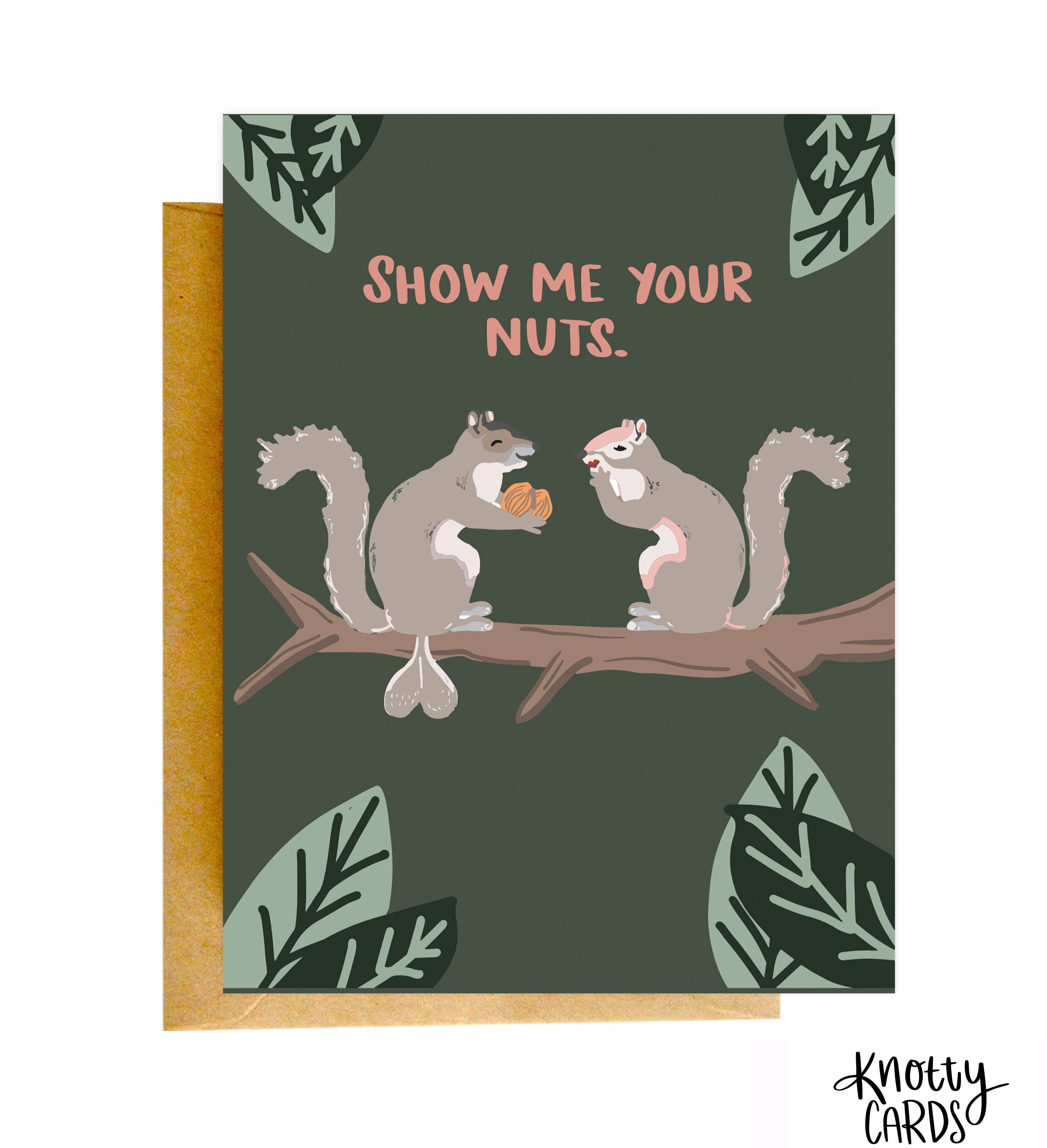 Knotty Cards - Wholesale Friendship Card - Show Me Your Nuts0