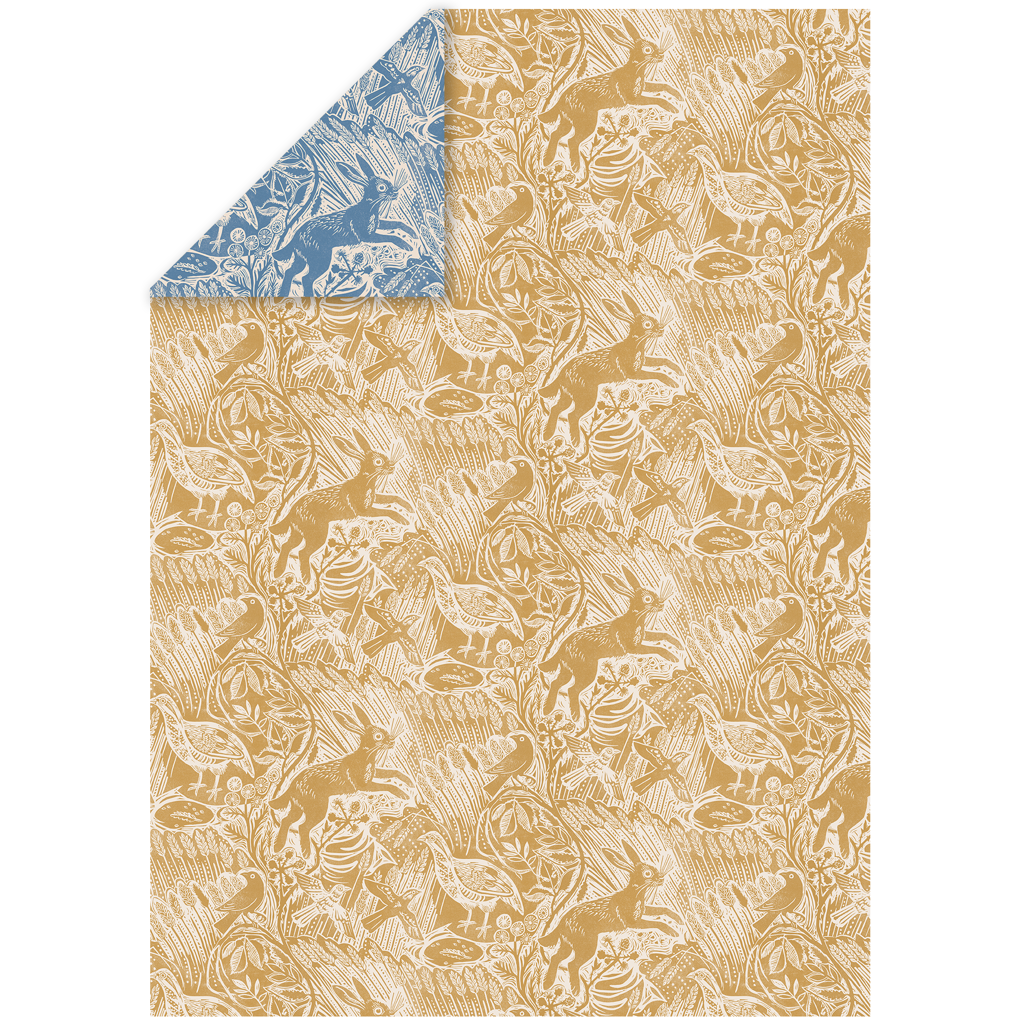 Art Angels – Großhandel Geschenkpapier in Bögen – Erntehasen-Wrap1