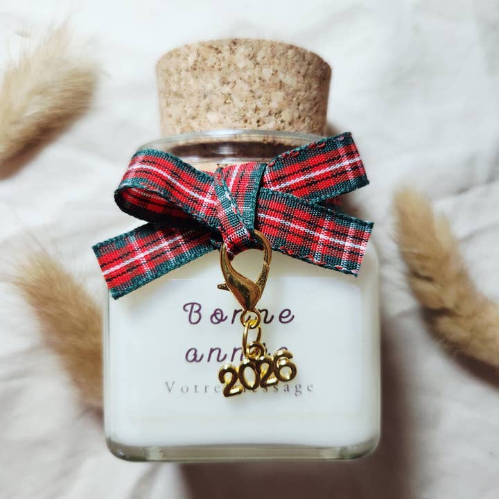 Candela - Il tuo messaggio di buon anno - 90g per la vendita all'ingrosso da parte di MAMIE CANDLE