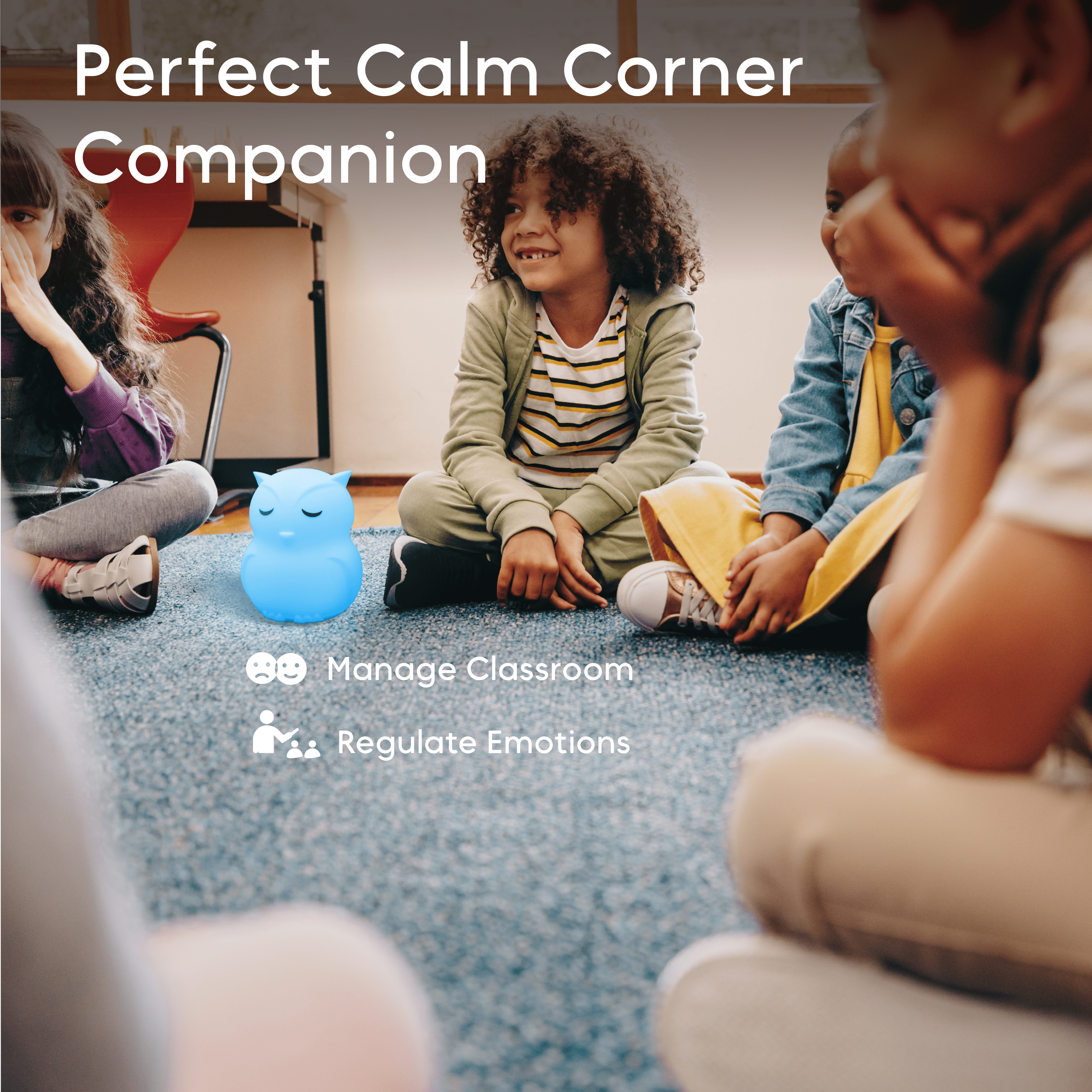 The Pal Company - Wholesale Night Light - Kids & Baby - Breathing Pal Standard - 'Ollie' the Owl3