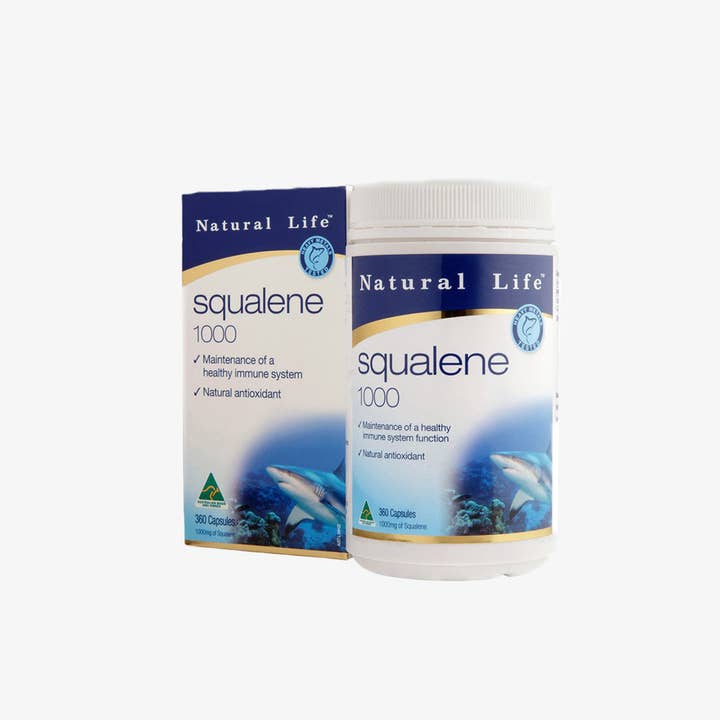 Natural Life™ Squalene 1000mg 360 Capsules for wholesale by Natural Life