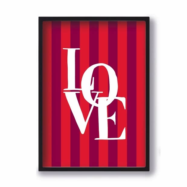 A4 Poster Love Free Zone for wholesale by Quartier Libre Papier
