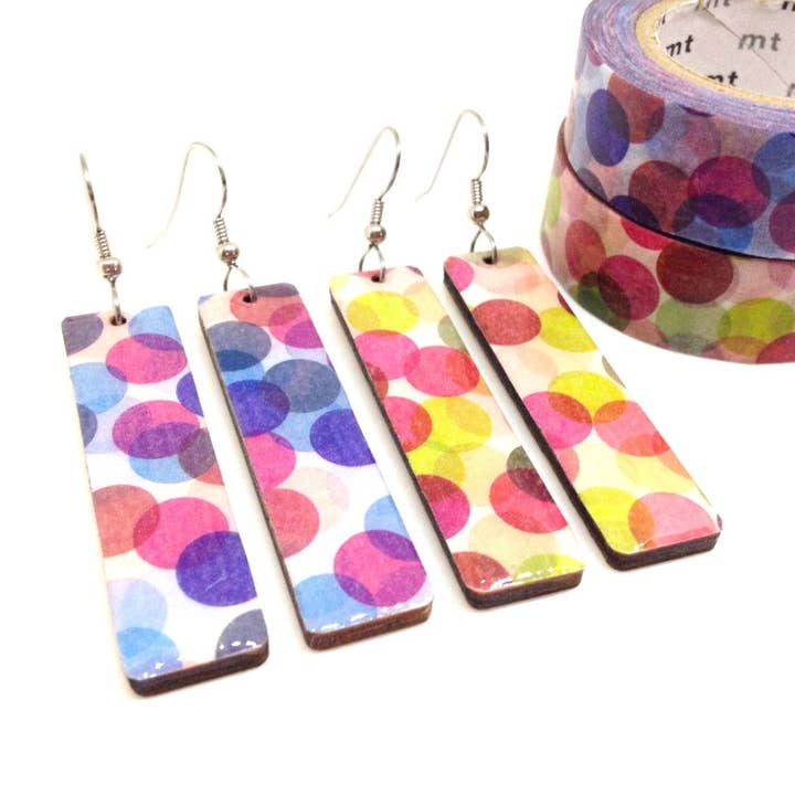 Confetti Long Earrings for wholesale by Prettykiku