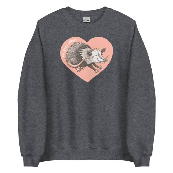 Sweatshirt voor liefhebbers van Possum voor wholesale door Painted Peony Art