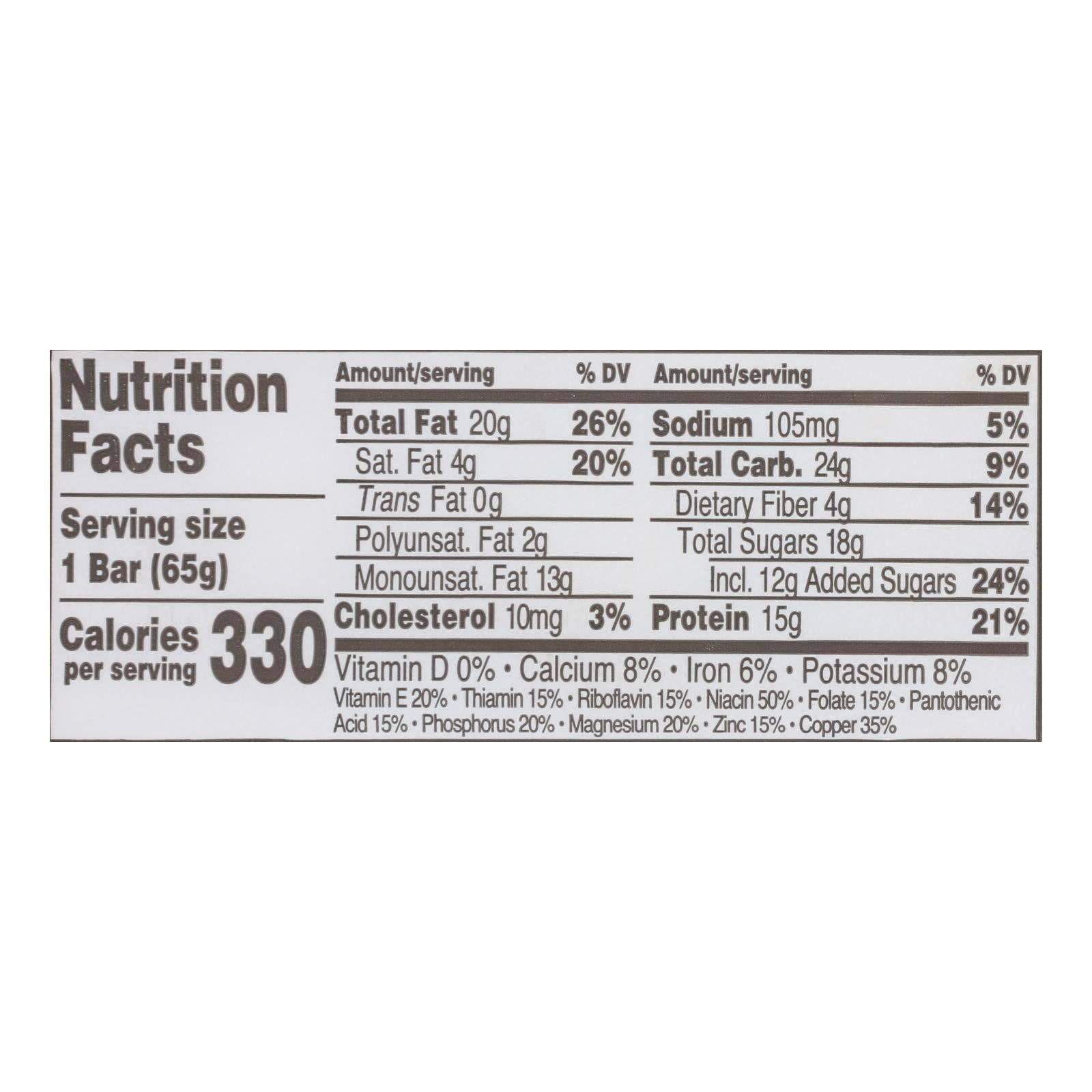 Ware Spark - Wholesale Snack Bar - Perfect Bar Dark Chocolate Chip Peanut Butter Perfect Bar  - Case Of 8 - 2.3 Oz1