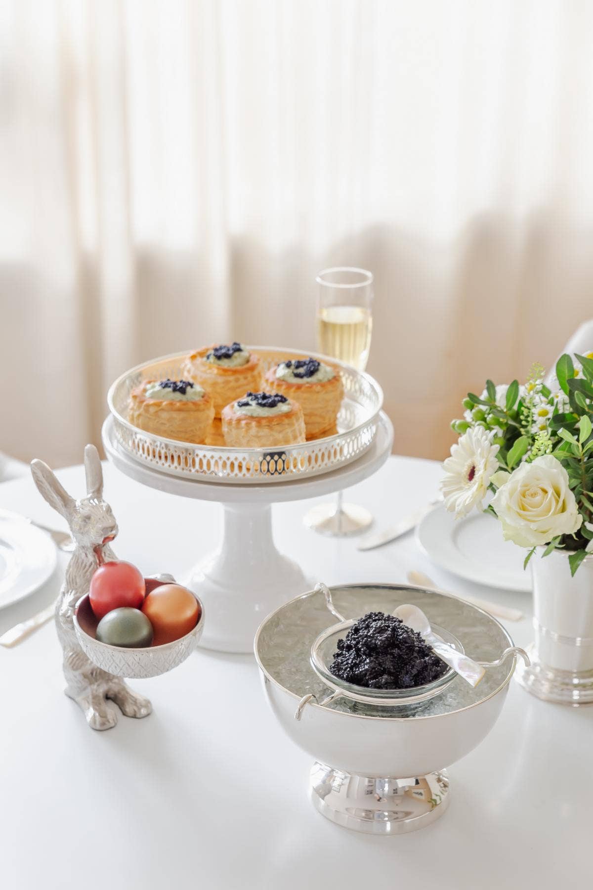 EDZARD - Wholesale Measuring Spoon - Mother-of-Pearl Caviar Spoon , high-quality, straight4