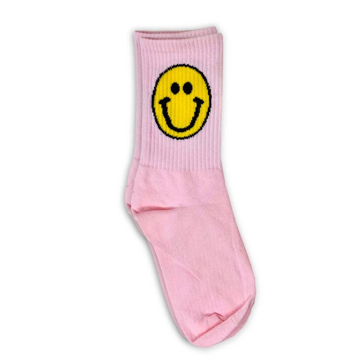 Rainbow Unicorn Birthday Surprise - Wholesale Socks - Unisex - Suzanne Smiley Socks - Fun, Colorful Knit Socks with Smiley