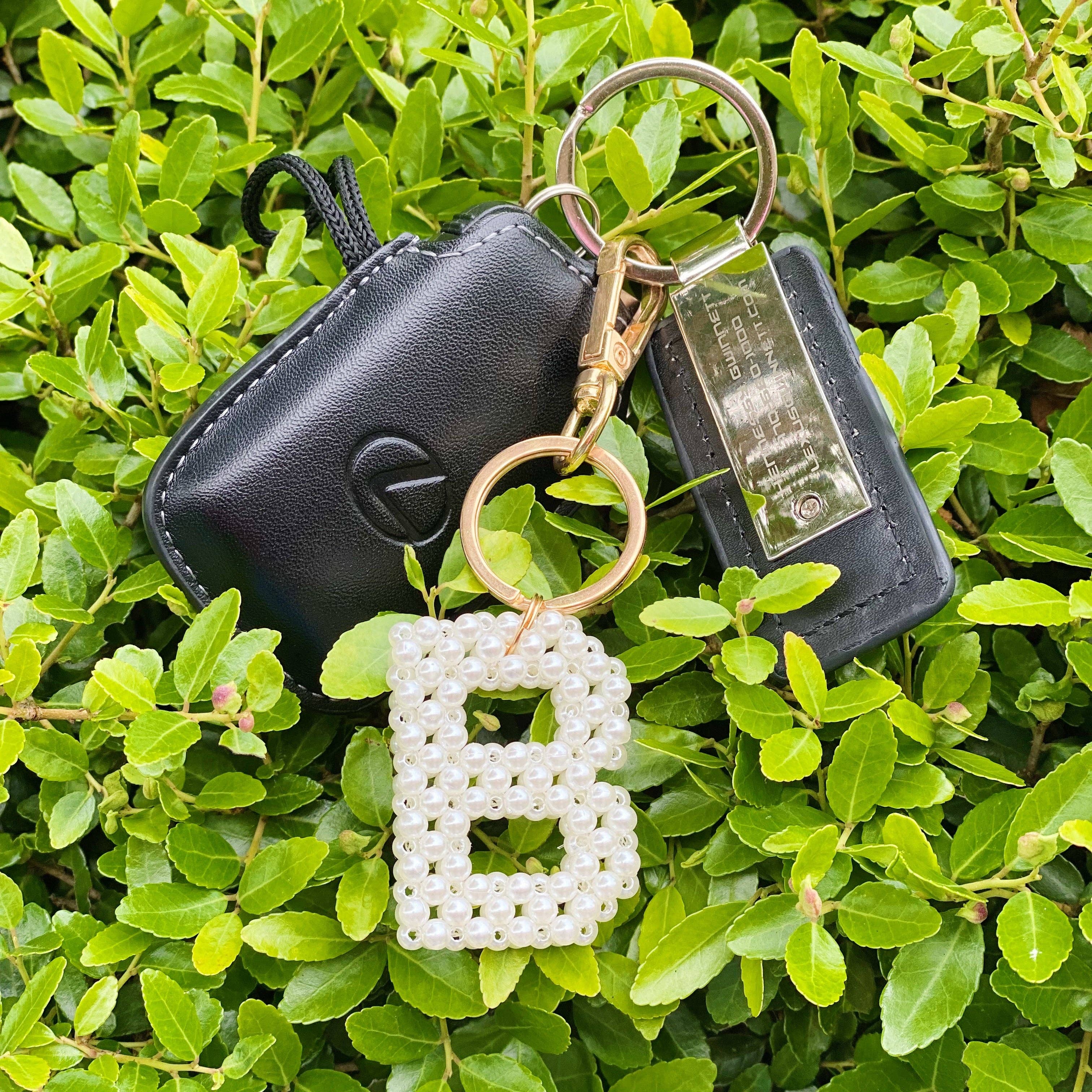 Ellison+Young – Engroshandel Nøglering - Dame – Håndstrikket Retro perle indledende nøglering11