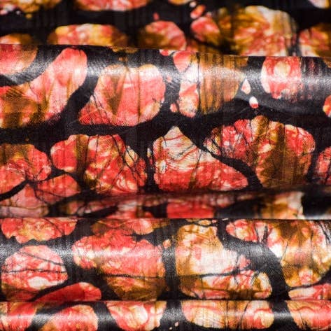 Yemoja Red Marble Adire for wholesale by Anike&Co
