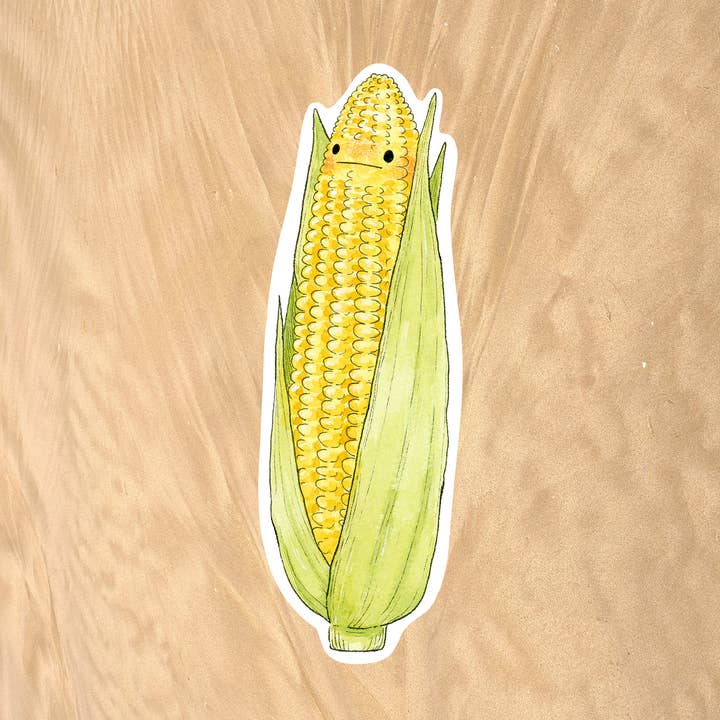 Corn - Sticker for wholesale by Samun Arts