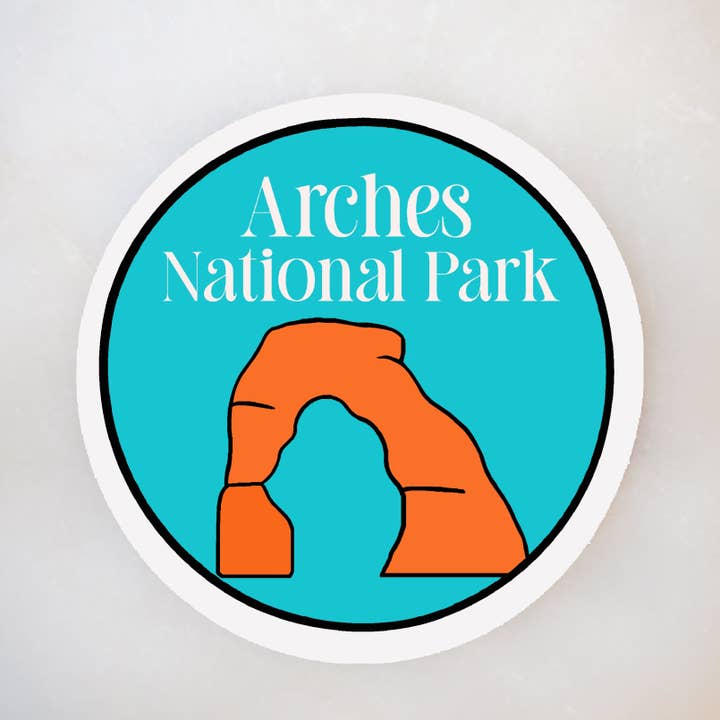 Arches National Park Sticker for wholesale by 17 Mile