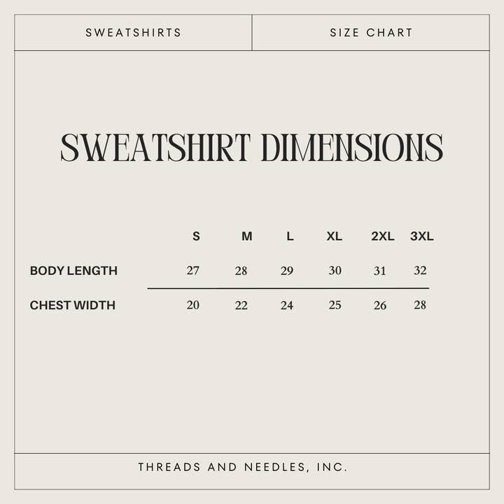 Threads And Needles, INC. - Wholesale Graphic Sweatshirt - Unisex - TRUMP Crewneck Sweatshirt