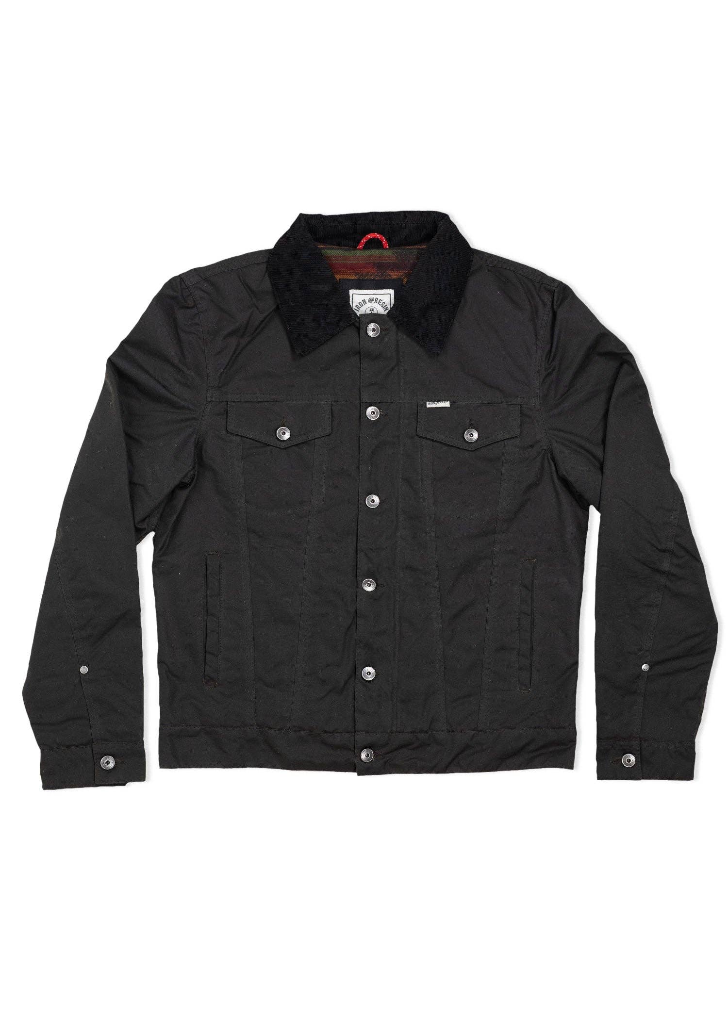 Vintage Black Scout Jacket - Halley Stevensons Waxed Canvas for wholesale on Faire