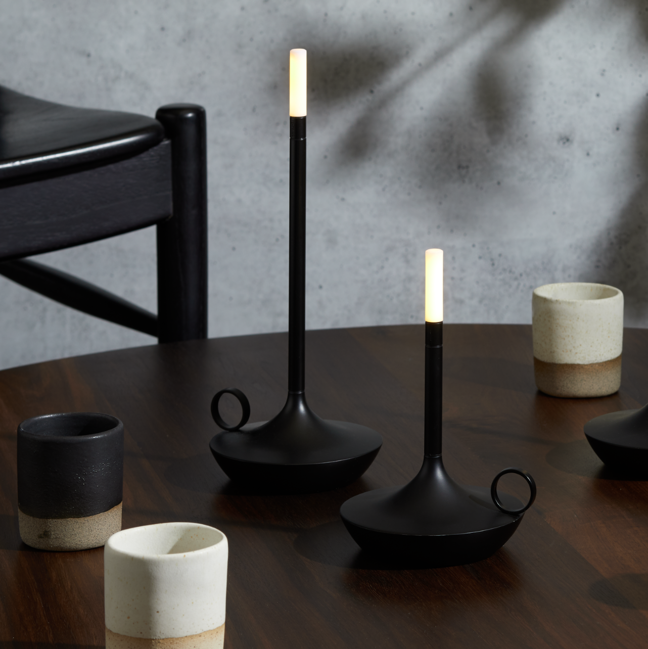 VANMOKUM - Vente Lampes d'appoint/de bureau - Lampe à bougie rechargeable portable GRAYPANTS Wick avec coffret cadeau20