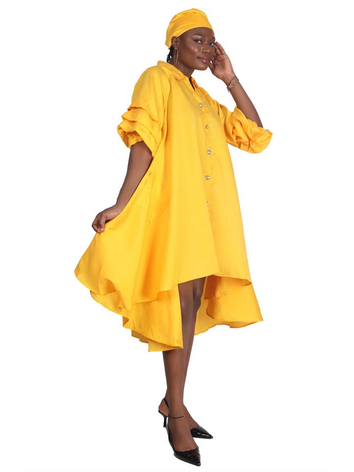 Advance Apparels - Wholesale Dress - Women's - Hi-Lo Dress w/ "Blessed" AD-25013