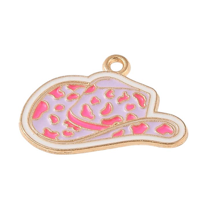 Love, Paige Designs - Vendita all'ingrosso Ciondolo/pendente - Ciondolo Cappello da Cowboy Rosa in Lega d'Oro0