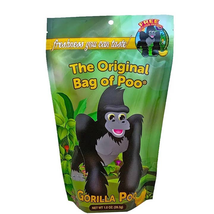 "The Original Bag of Poo"® Novelty Cotton Candy - Wholesale Cotton Candy - The Original Bag of Poo® (Gorilla Cotton Candy Poo)1