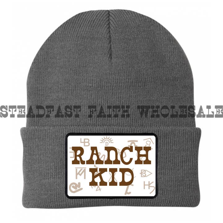 Ranch Kid Patch Beanie for wholesale by Steadfast Faith Wholesale