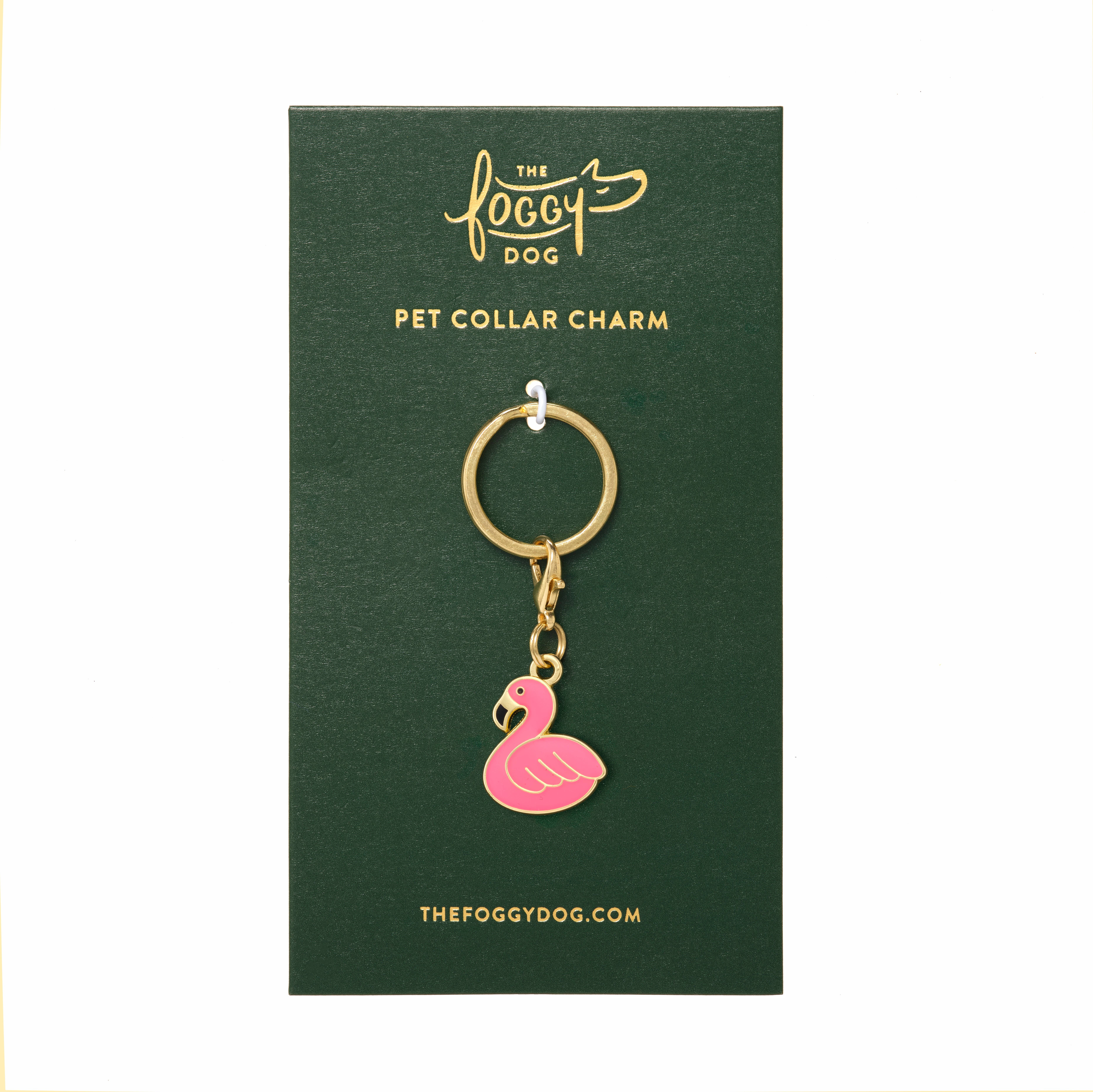 The Foggy Dog - Wholesale Pet Collar Charm - Cat/Dog - Flamingo Summer Collar Charm2