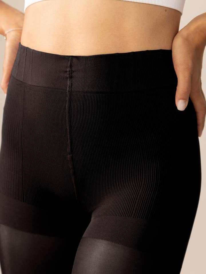 Classic Over-the-Knee Contour Shaping Tights in Black for wholesale by Rachel
