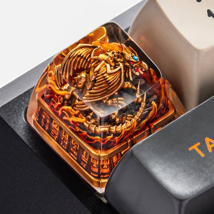 O Dragão Alado de Rá Yu-Gi-Oh! Tecla Artesanal de Resina por atacado de Forge Panda