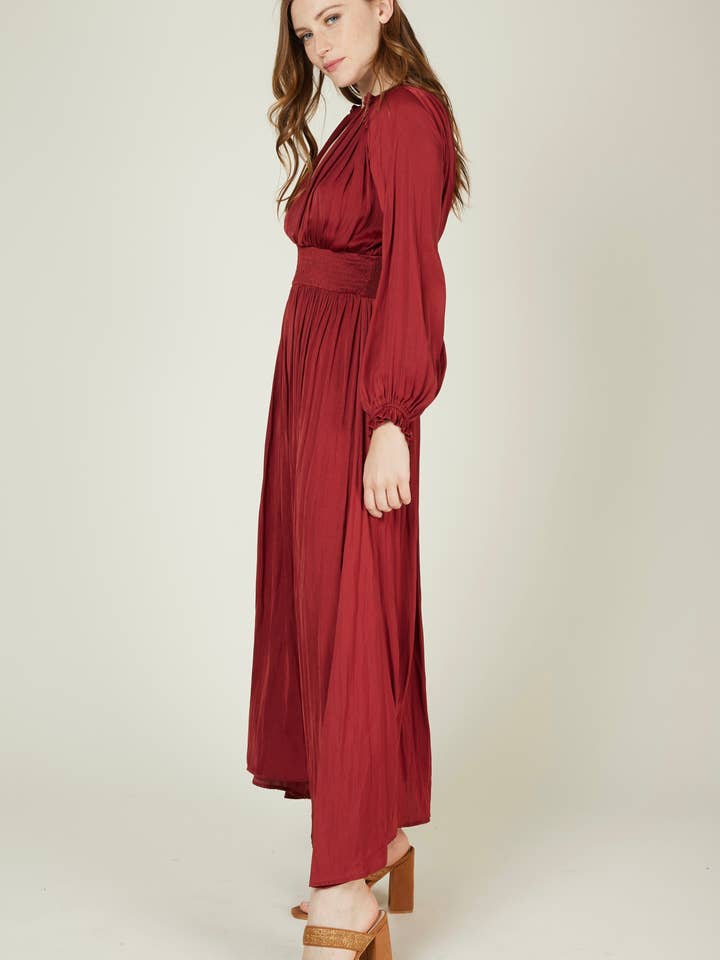 Andy & Lucy - Wholesale Dress - Women's - ATHENA - Long satin dress21