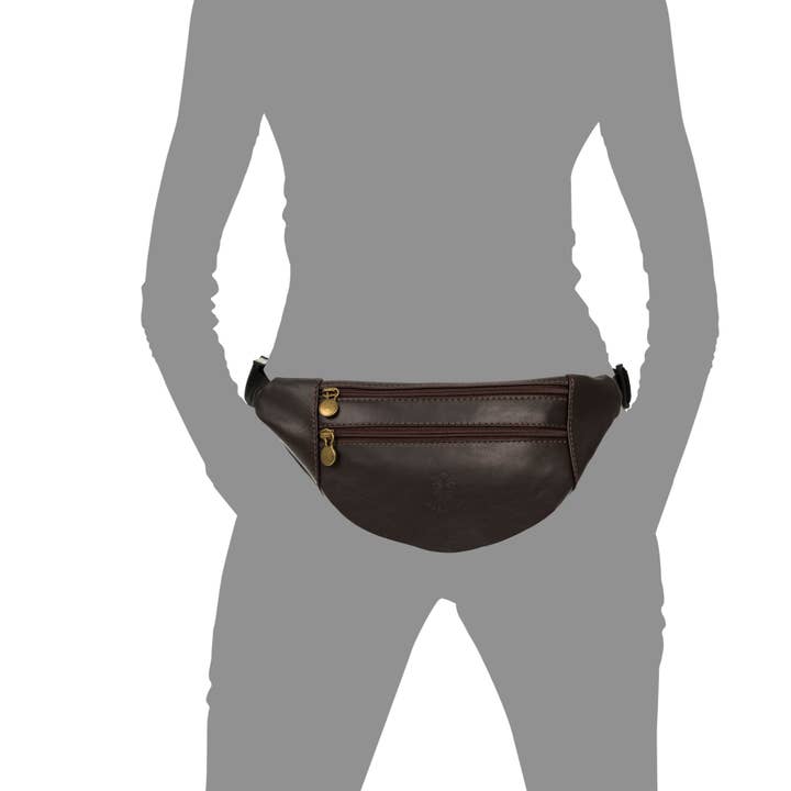 FIRENZE ARTEGIANI - Wholesale Belt Bag - Unisex - Clara Fashionable Unisex Fanny Pack. Genuine Sauvage Leather15