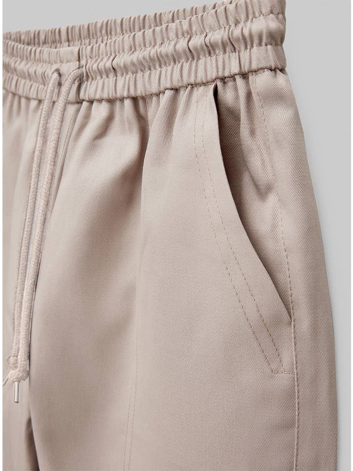 wetheknot - Wholesale Pants – Men's - Drawstring cargo pants (warm grey) — Cotton5