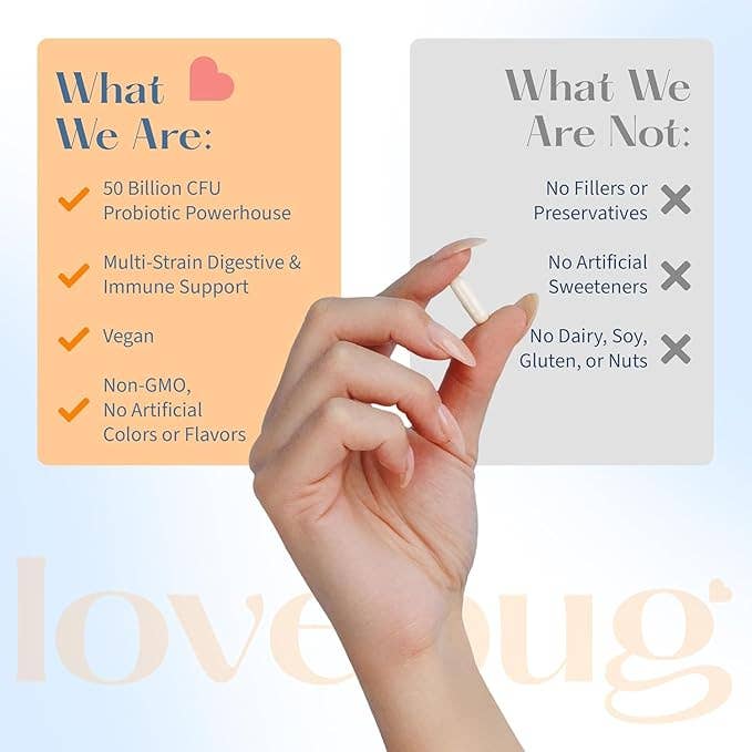 LoveBug Probiotics - Vente Supplément oral/vitamine - Probiotique Quotidien à Haute Puissance6