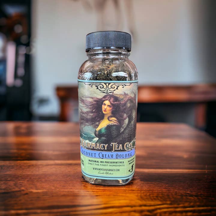 Montana Farmacy - Wholesale Loose Tea - Coconut Cream Oolong Majestic Mermaid Vintage Tea blend