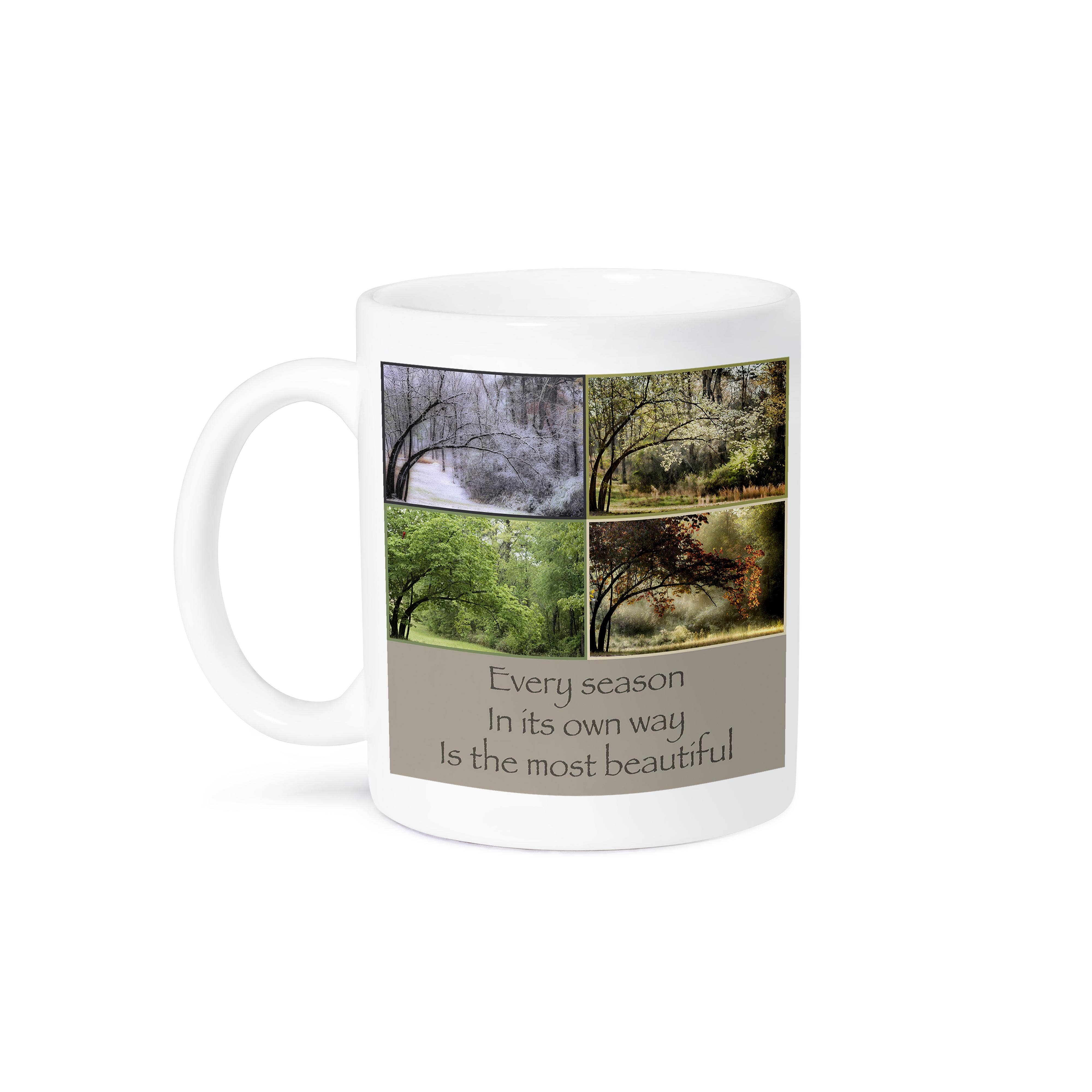 3dRose - Venta al por mayor Taza - 3dRose, Un árbol en cuatro estaciones diferentes, Taza8