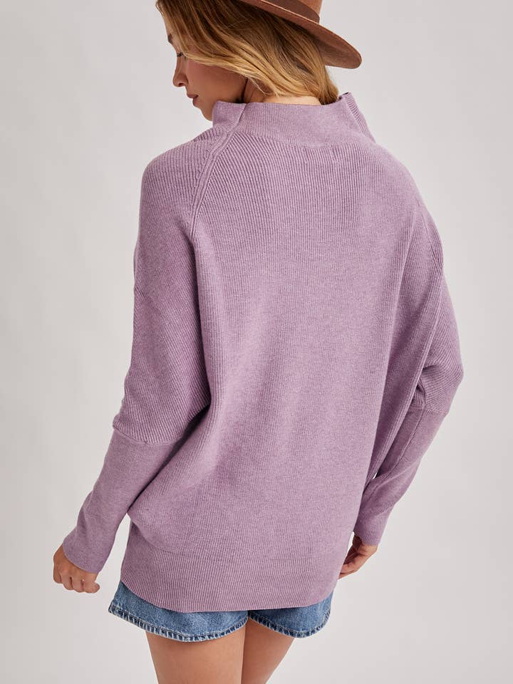 Bluivy - Wholesale Knit Sweater - Women's - SLOUCH NECK DOLMAN SLEEVED PULLOVER49