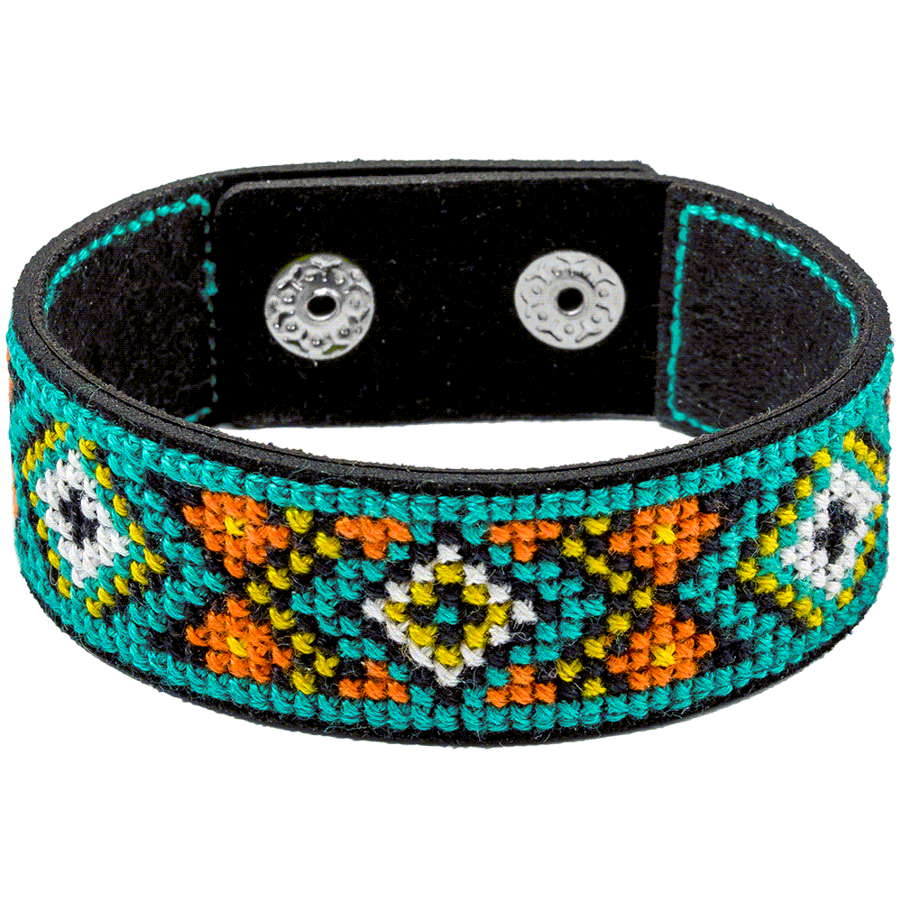 HobbyJobby - Wholesale Doe-het-zelf-knutselset - Armband Naaldwerkkit - Kruissteekpakketten op Leer #142