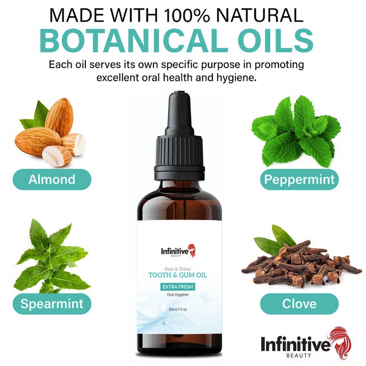 My Wholesale Warehouse - Wholesale Oral Supplement/Vitamin - Infinitive Beauty Rise & Shine Extra Strength Tooth & Gum Treatment Oil 30ml