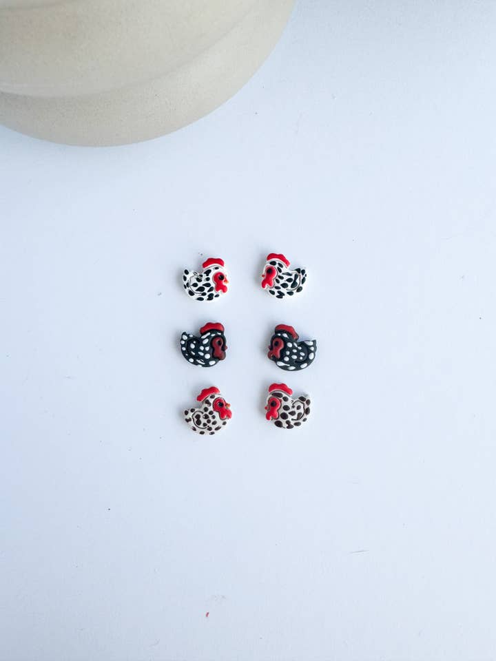 Klicka Stud Trio Stud Pack för wholesale av Mountain Made Clay - Handmade Polymer Clay Earrings