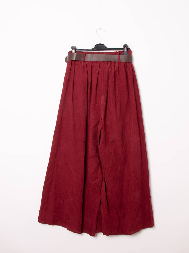 Pépouz' Paris - Wholesale Pants - Women's - Corduroy cotton palazzo pants PPN255126