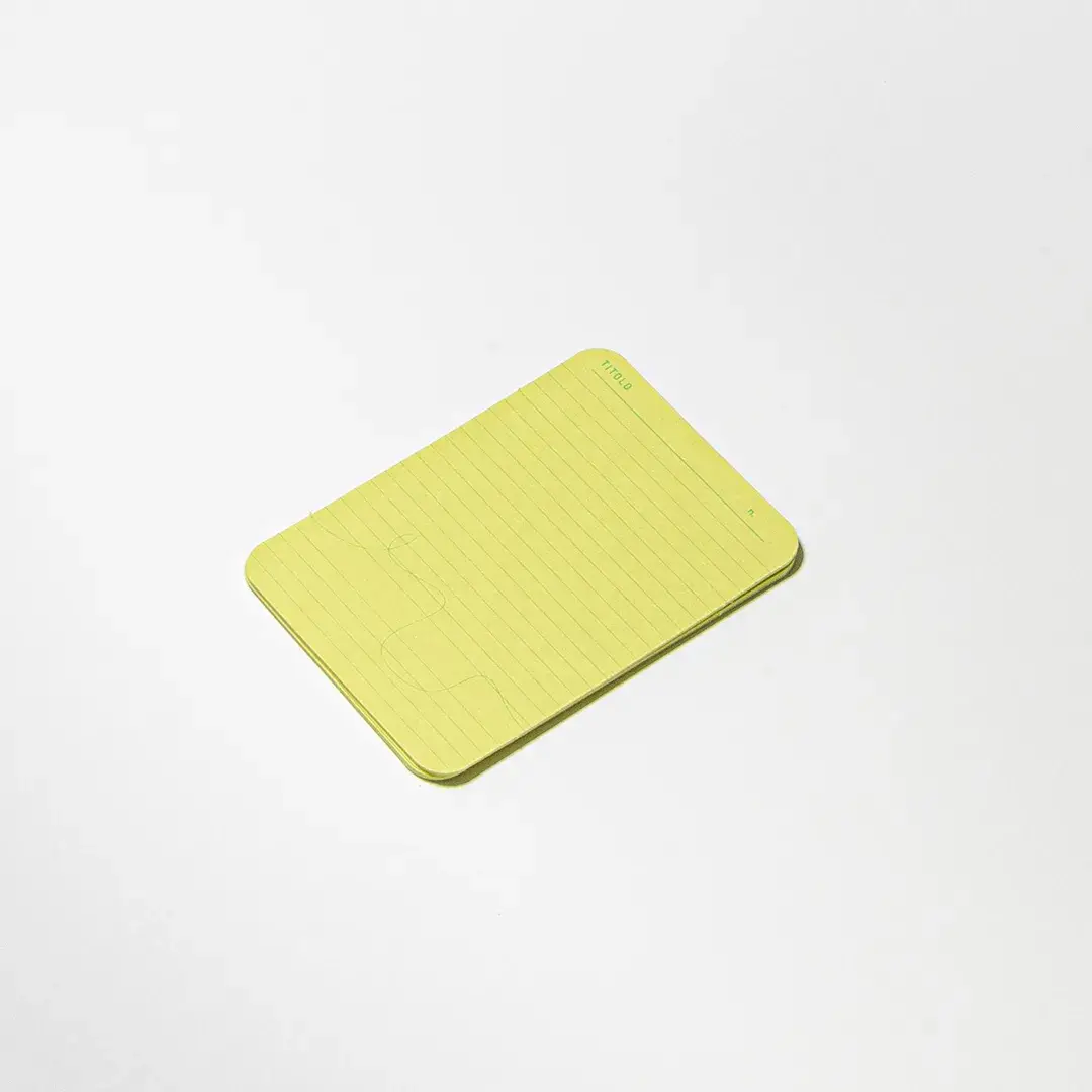 Foglietto - Wholesale Stationery/Notecard Set - Deck of A7 single-colored memo cards55