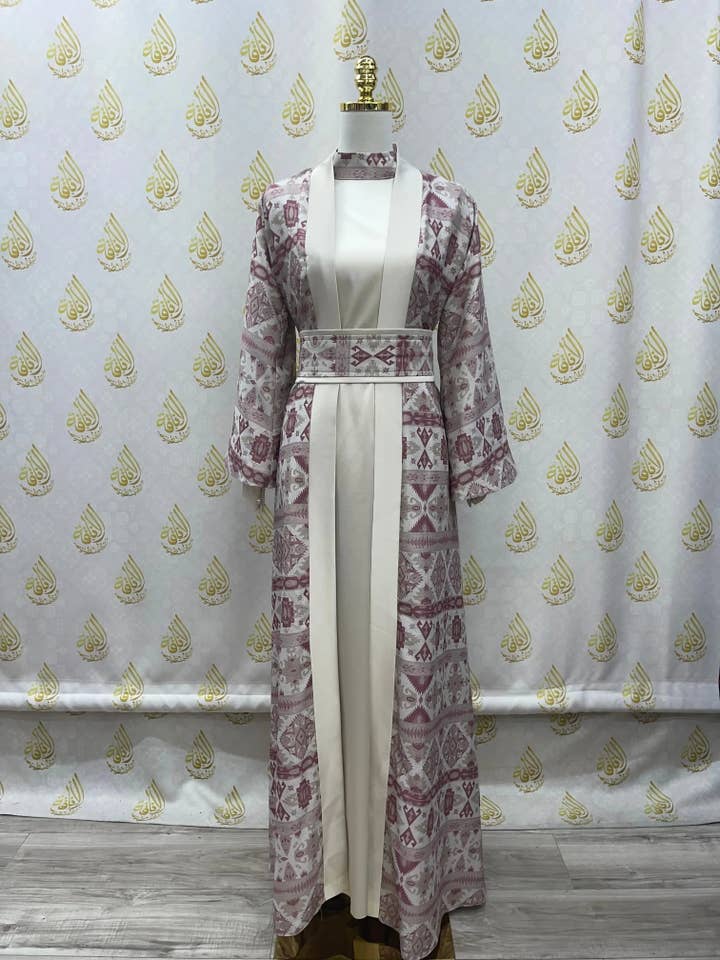 Palestinian Elegance - Wholesale Kaftan - Women's - Satin Silk Kaftan: Luxurious Comfort and Elegant Style15