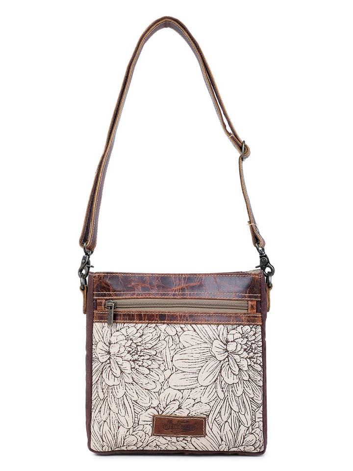 Canvas & Leather Women's Crossbody Bag - Linen/Rose Ebony and other Purchase Wholesale way. Free Returns & Net 60 Terms on Faire trending on Faire.