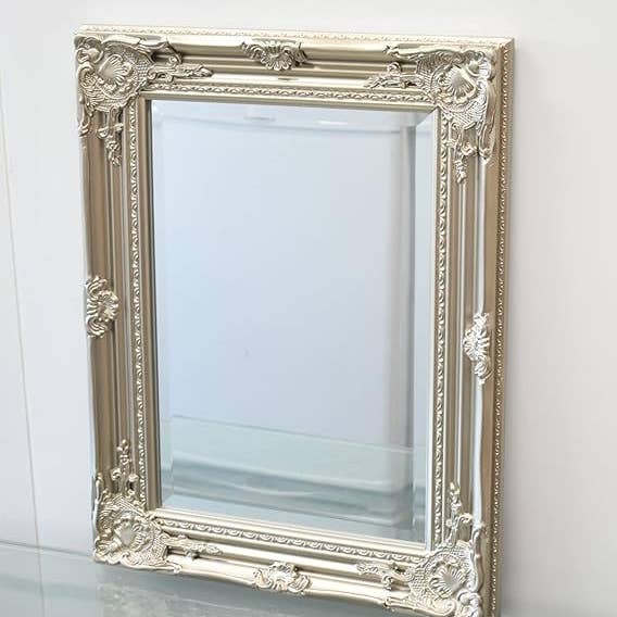 Vintage Champagne Gold Ornate Mirror 45x60cm for wholesale by DEENZ