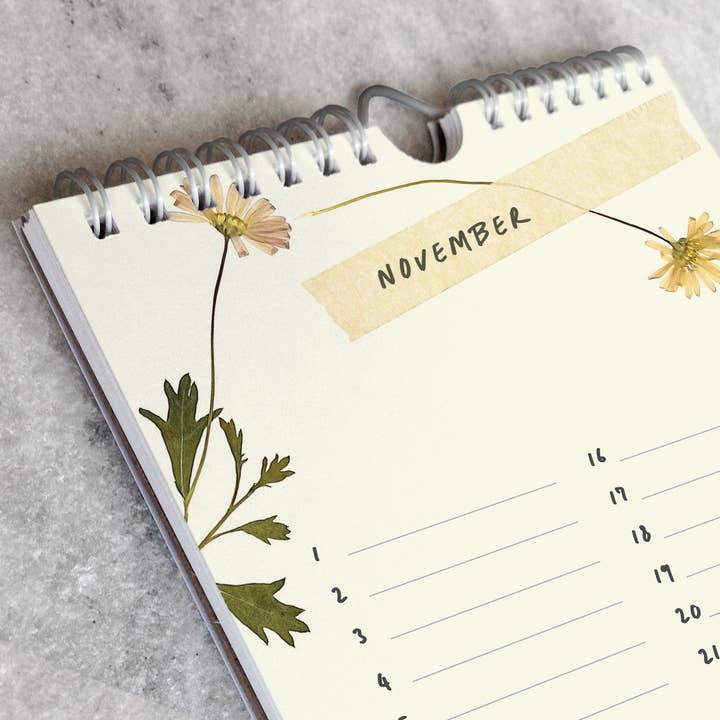 Favorite Story - Wholesale Calendar - Celebration Calendar, Pressed Flowers13