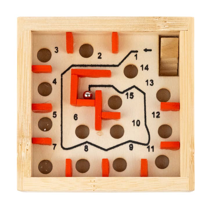 Project Genius - Wholesale Puzzle - Kids - The Great Coral Maze -Ecologiclas Bamboo Maze1