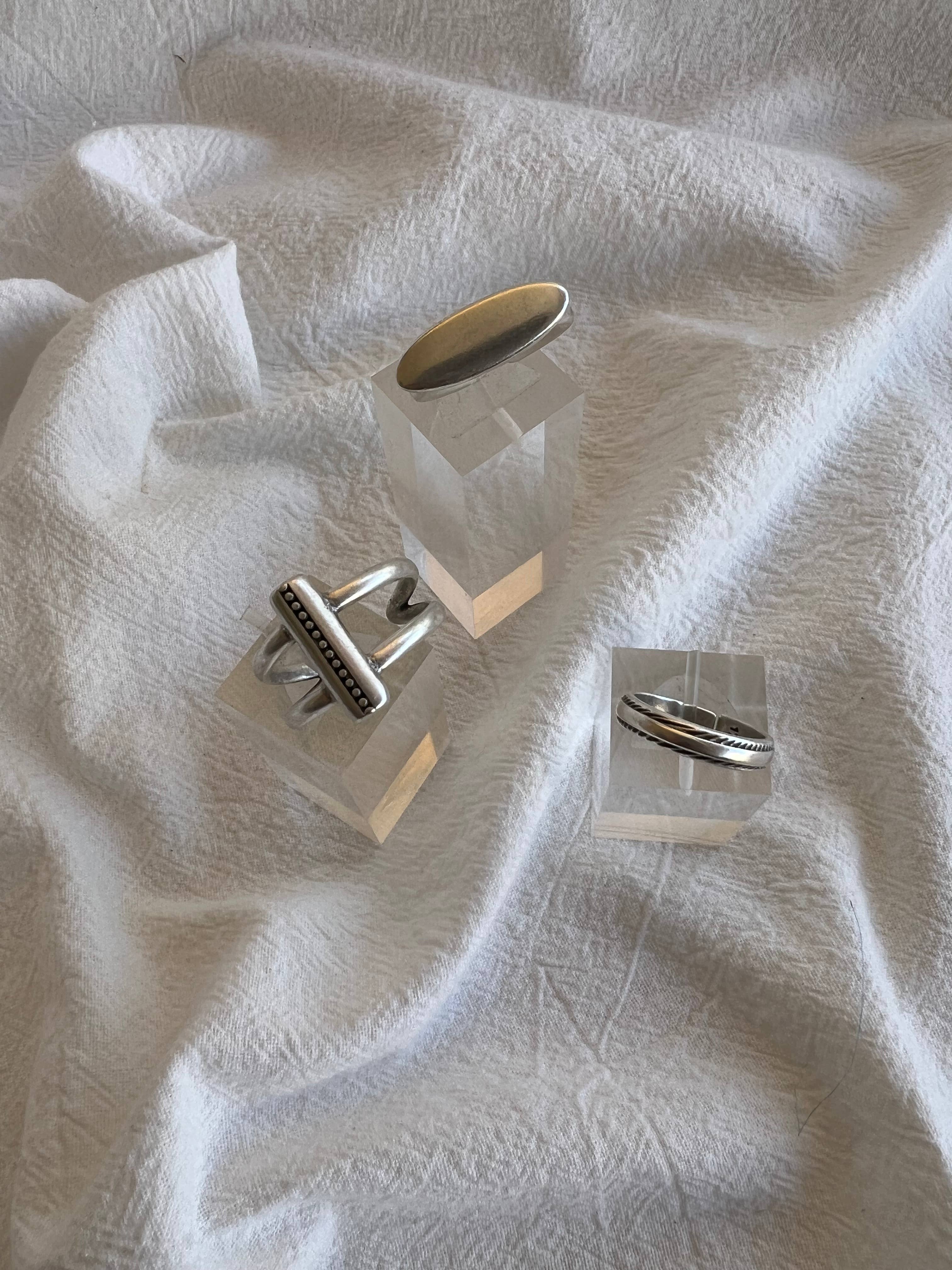 Christina Christi - Wholesale Band/Stacked Ring - Stackable Silver Rings, Handmade Rings Women, Silver Bands5